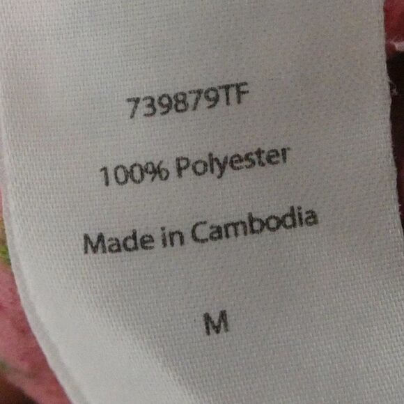 Betsey Johnson Intimates Rose Fleece Pajama Shirt - Picture 6 of 9